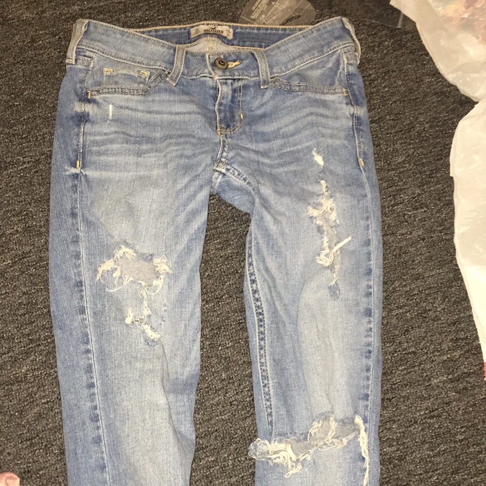 Hollister ripped jeans